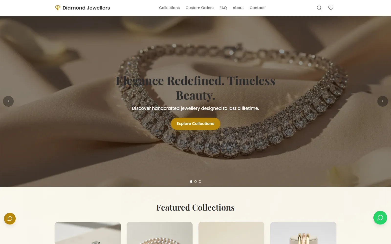 Diamond Jewellers — The family shop, with a RAG chatbot and gold rates that post themselves.
